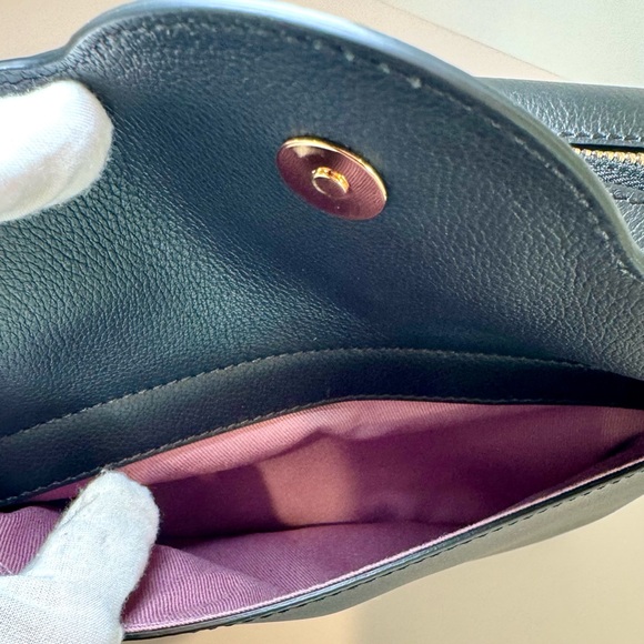 Versace Medusa Logo Crossbody Camera Bag In Black Grained Calfskin Leather - Picture 6 of 13